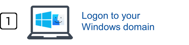 Step 1 - Logon to Windows